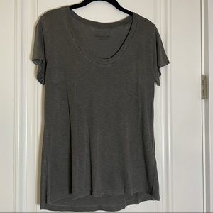 Zadig and Voltaire Designer Tiny Slub T-Shirt-Coal